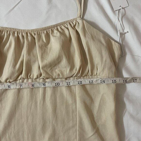 Sienna Sky Short Sleeve top cream Sweetheart Yops. Size L. Made in Vietnam. - Picture 2 of 7